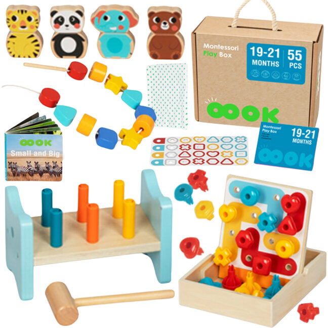 karp suur sensoorne 19-21 – TOOKY mänguasi karp suur Montessori arendav 71 sensoorne karp 19-21 Months