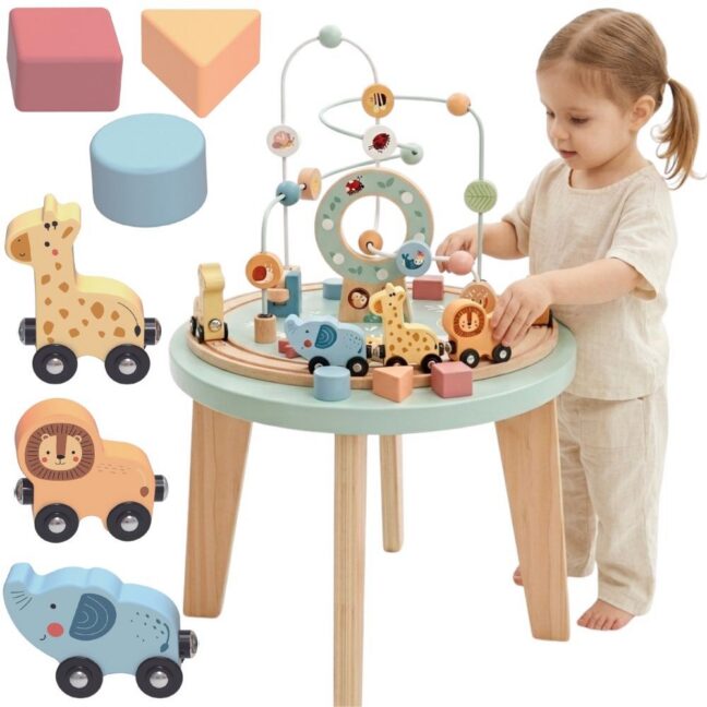 tegevuslaud mootor loop mäng – TOOKY mänguasi puidust Montessori tegevuslaud mootor Loop – arendav mäng lapsele