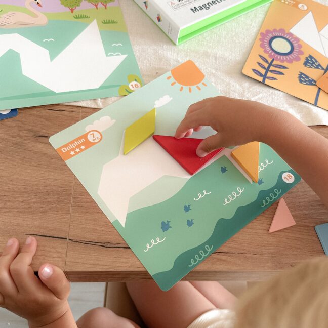 tangram pusle lastele õppimine – detailvaade