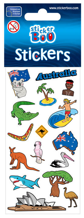Travel Australia kleepsukomplekt – tootepilt