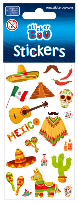 Travel Mexico kleepsukomplekt – tootepilt