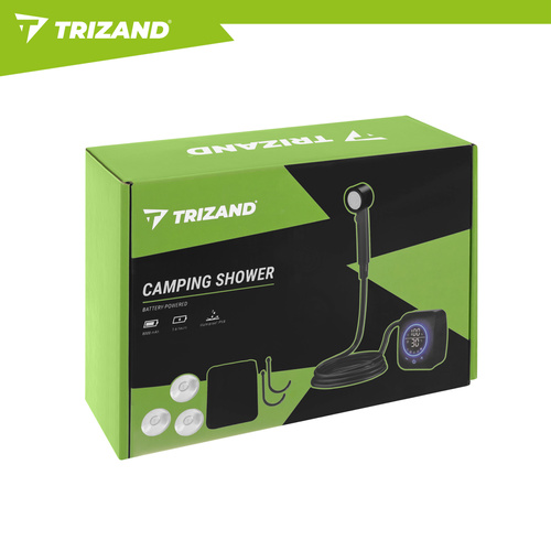 Trizand akuga matkadušš pumbaga, 8000 mAh, USB-laadimine