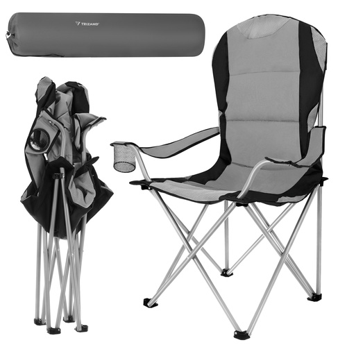 Trizand kokkupandav kalastustool käetugede ja kandekotiga, kuni 120 kg