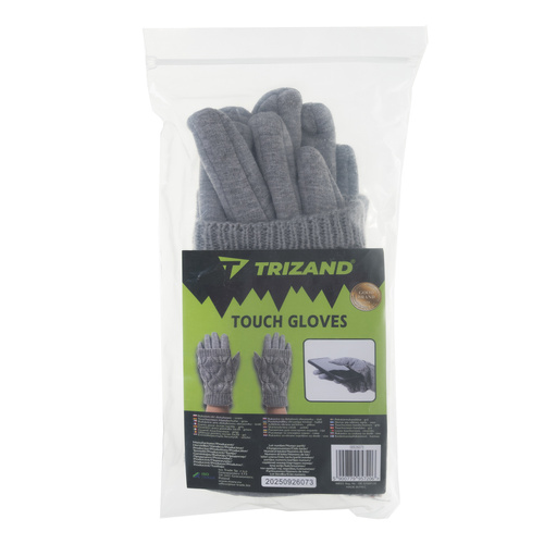 Trizand puuteekraaniga kasutatavad kindad R26073, hallid