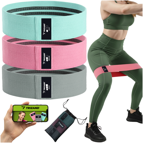 Trizand riidest treeningkummid, 3 tk, 8–31 kg, treeningkavaga