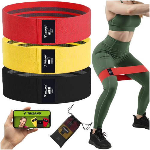 Trizand riidest treeningkummid, 3 tk, 8–31 kg, treeningkavaga