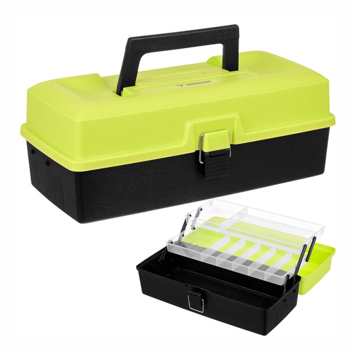 TRIZANDi kalastustarvete kast, 33 cm, 2 riiulitasandit