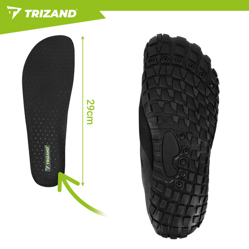 Trizandi mustad veejalatsid, suurus 45, 5 mm tald