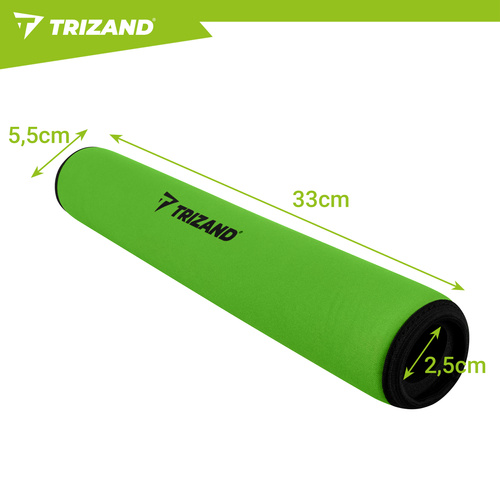 Trizandi roheline SUP-aeru ujuk, NBR-vaht, 33 cm
