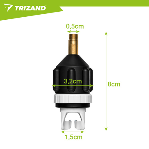 Trizandi SUP-ventiili adapter AV-ühendusega pumbale või kompressorile