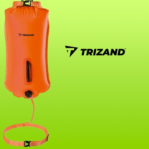Trizandi täispuhutav ujumispoi veekindla hoiutaskuga, 2 ühes
