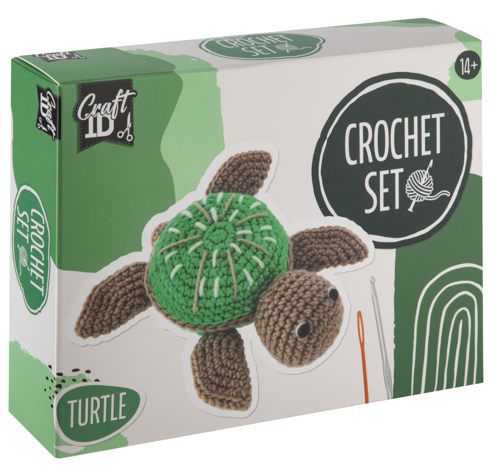 Turtle Craft creative crochet set – tootepilt