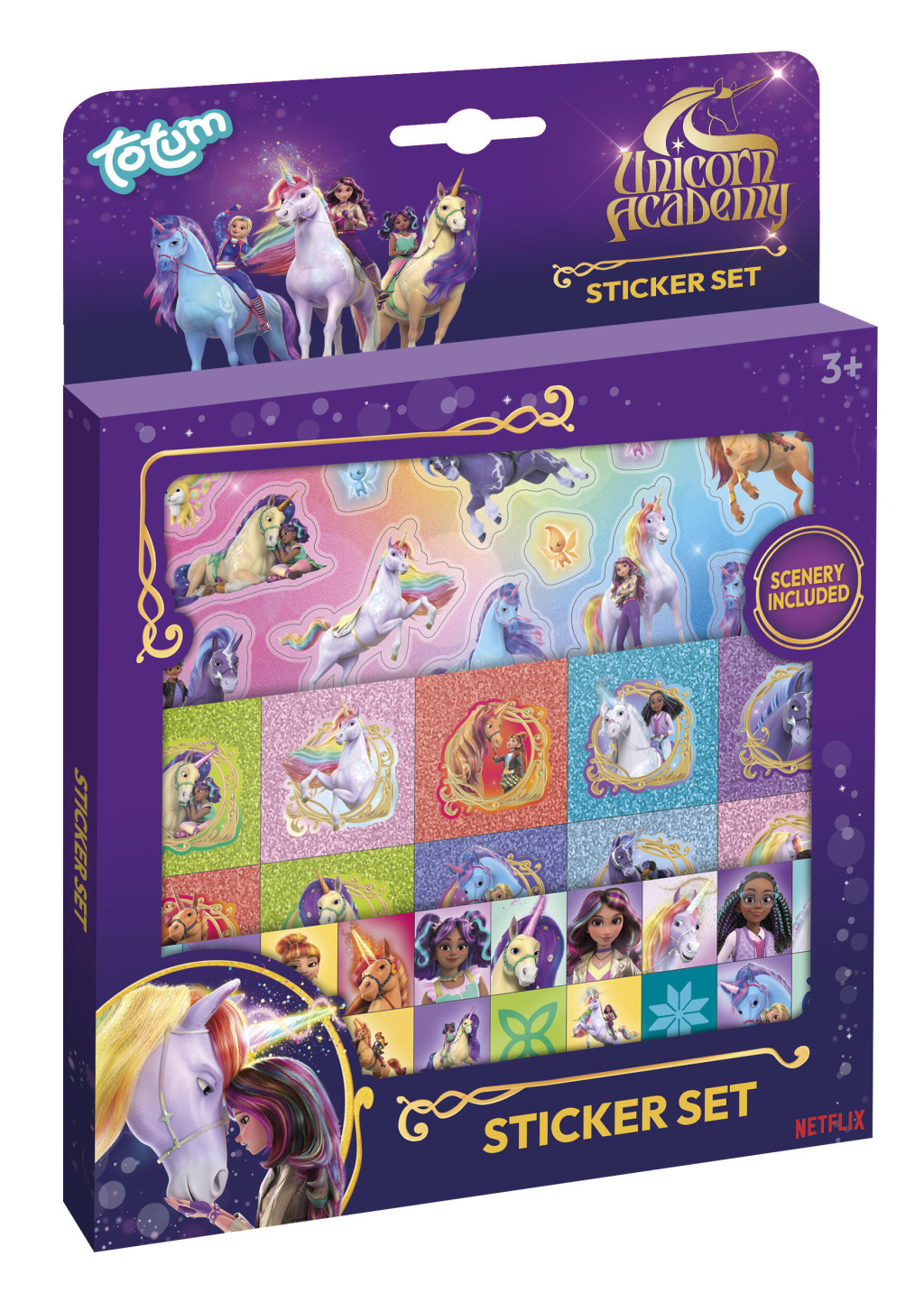Unicorn Academy Friends kleepsukomplekt – tootepilt