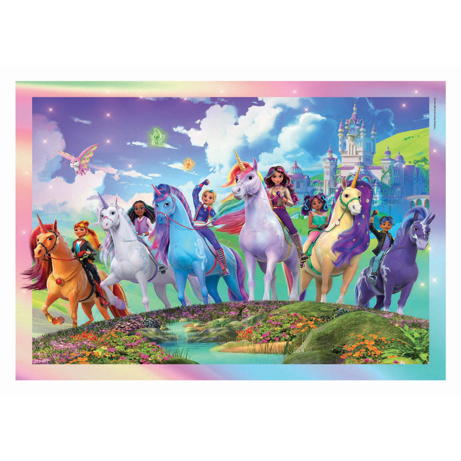 Unicorn Academy Mystic 104-osaline Clementoni pusle – detailvaade 2