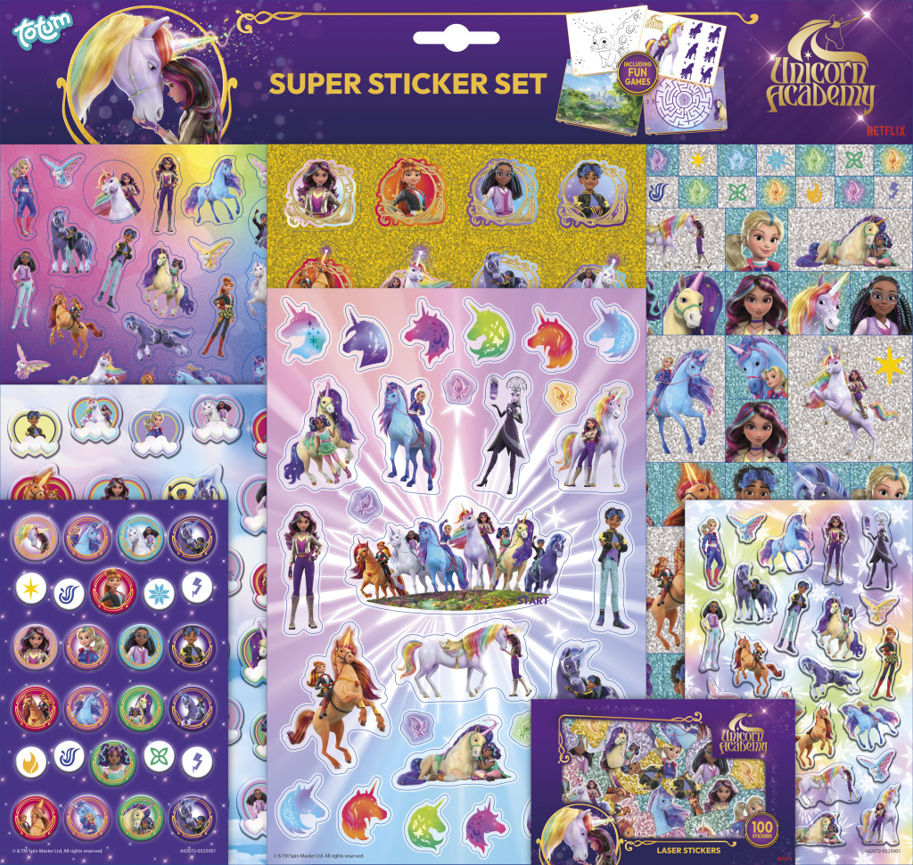 Unicorn Academy Super kleepsukomplekt mänguga – tootepilt