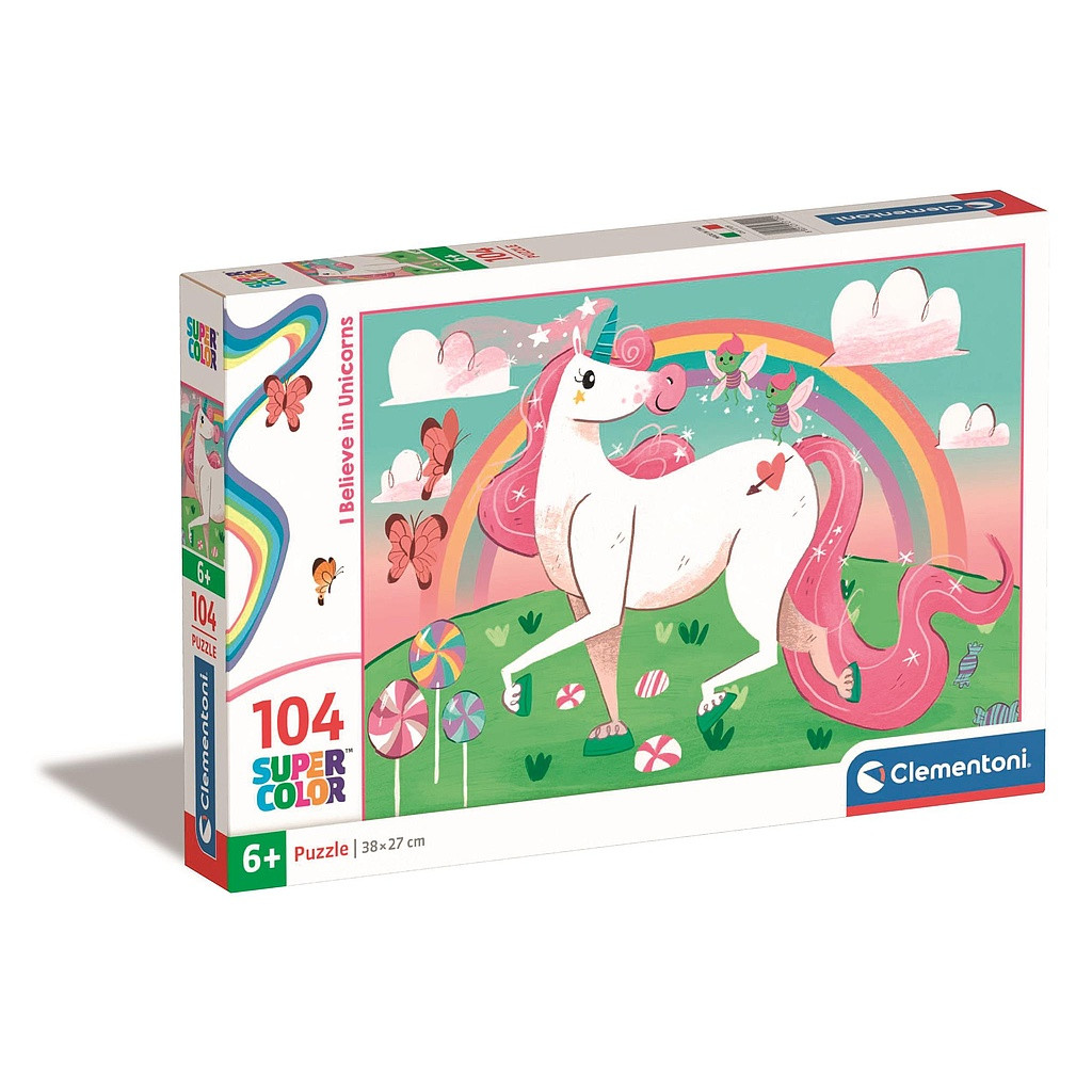 Unicorn Believe 104-osaline pusle Clementoni – tootepilt