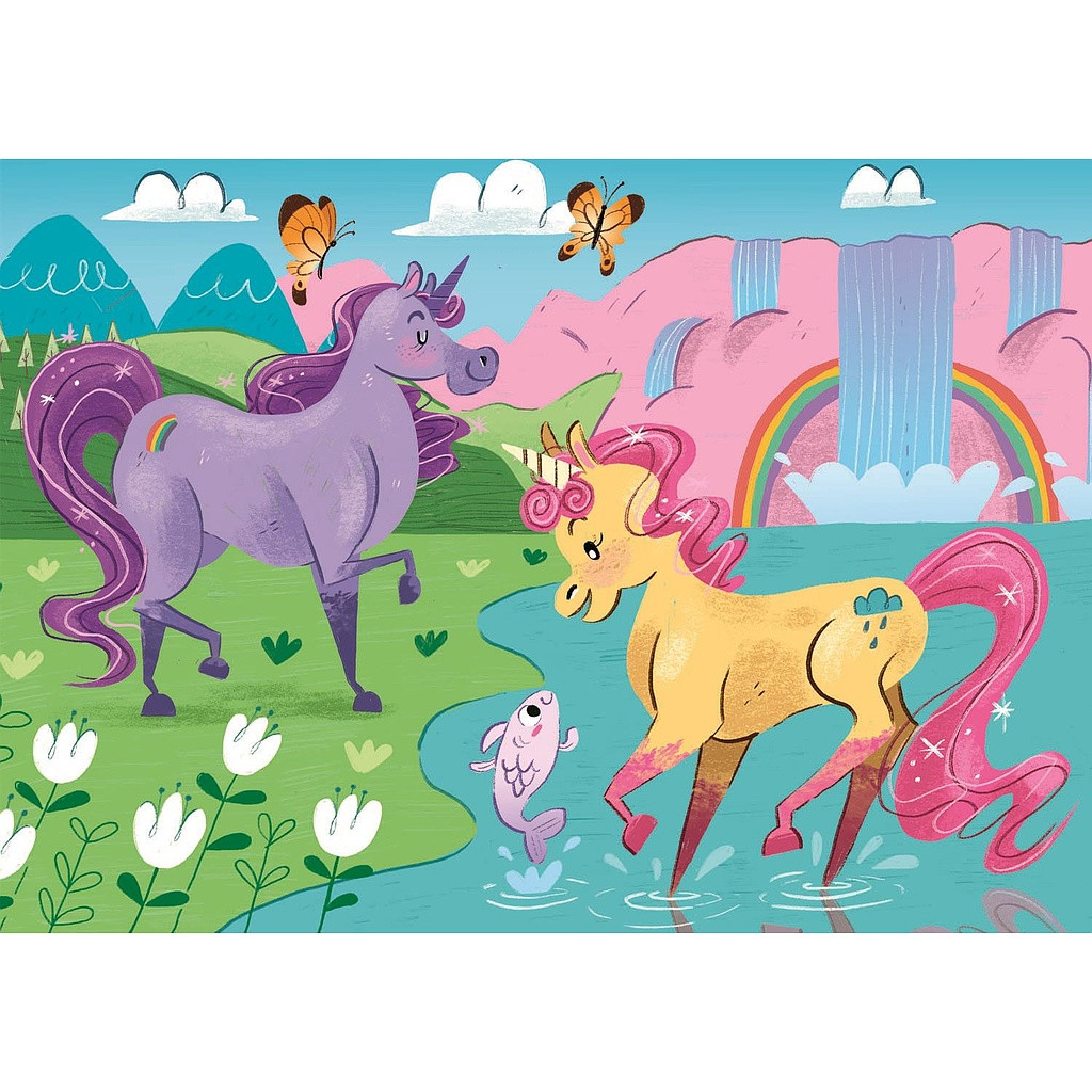 Unicorn Believe 2×20-osaline pusle Clementoni – detailvaade 2