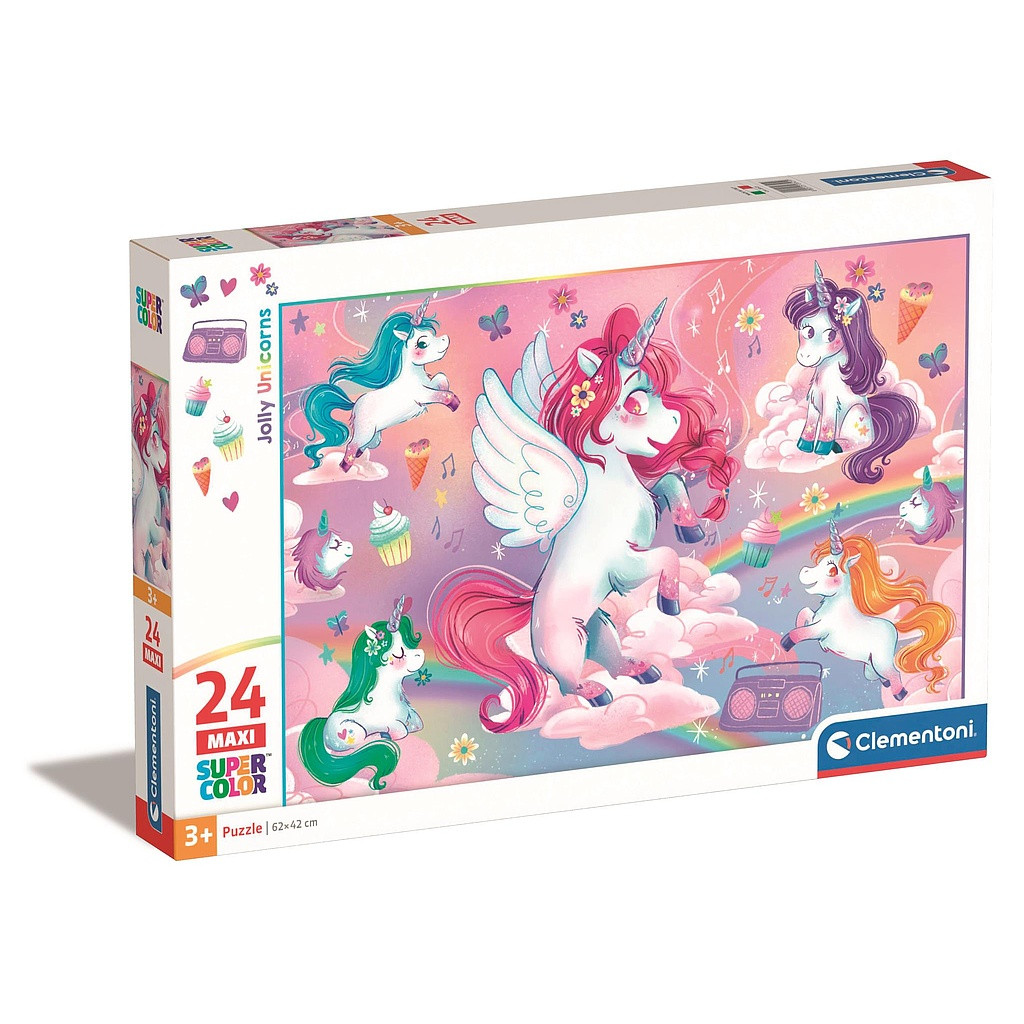 Unicorn Jolly 24-osaline maxi pusle Clementoni – tootepilt