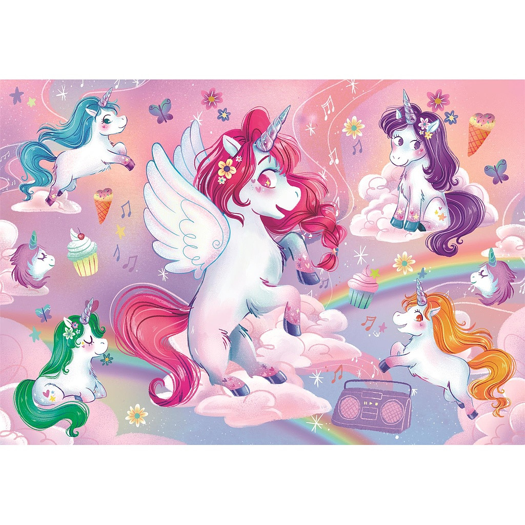 Unicorn Jolly 24-osaline maxi pusle Clementoni – detailvaade 2