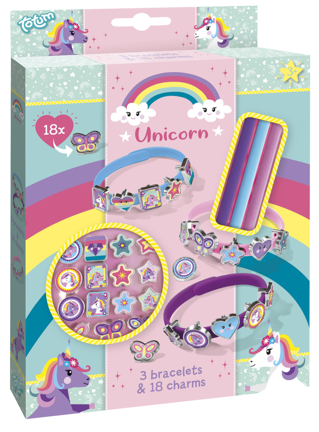 Unicorn Rainbow käevõrude valmistamise komplekt – tootepilt