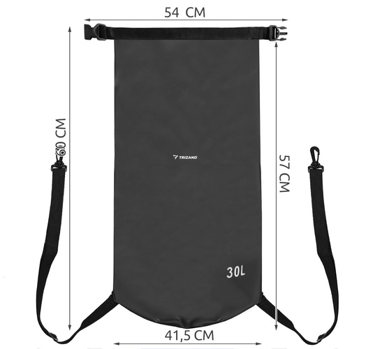 Veekindel kott, 30 l, must