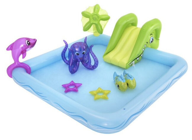 Veemängukeskus Bestway Aquarium 53052 liumäega