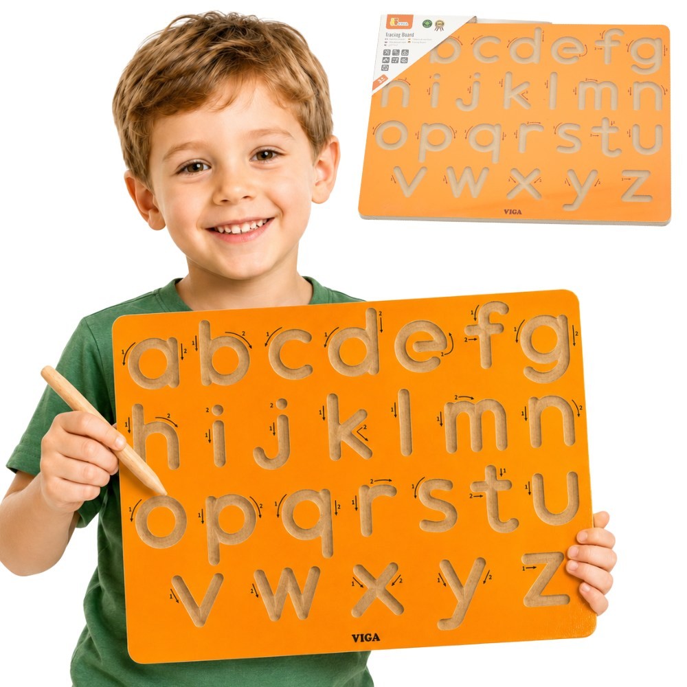 graphomotor tahvel lower karp – VIGA Graphomotor tahvel Lower karp tähed õppimine Write