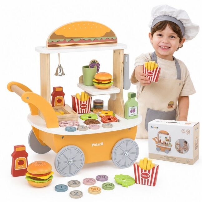 mini hamburger pood loov – VIGA Mini hamburger pood – loov Role mäng