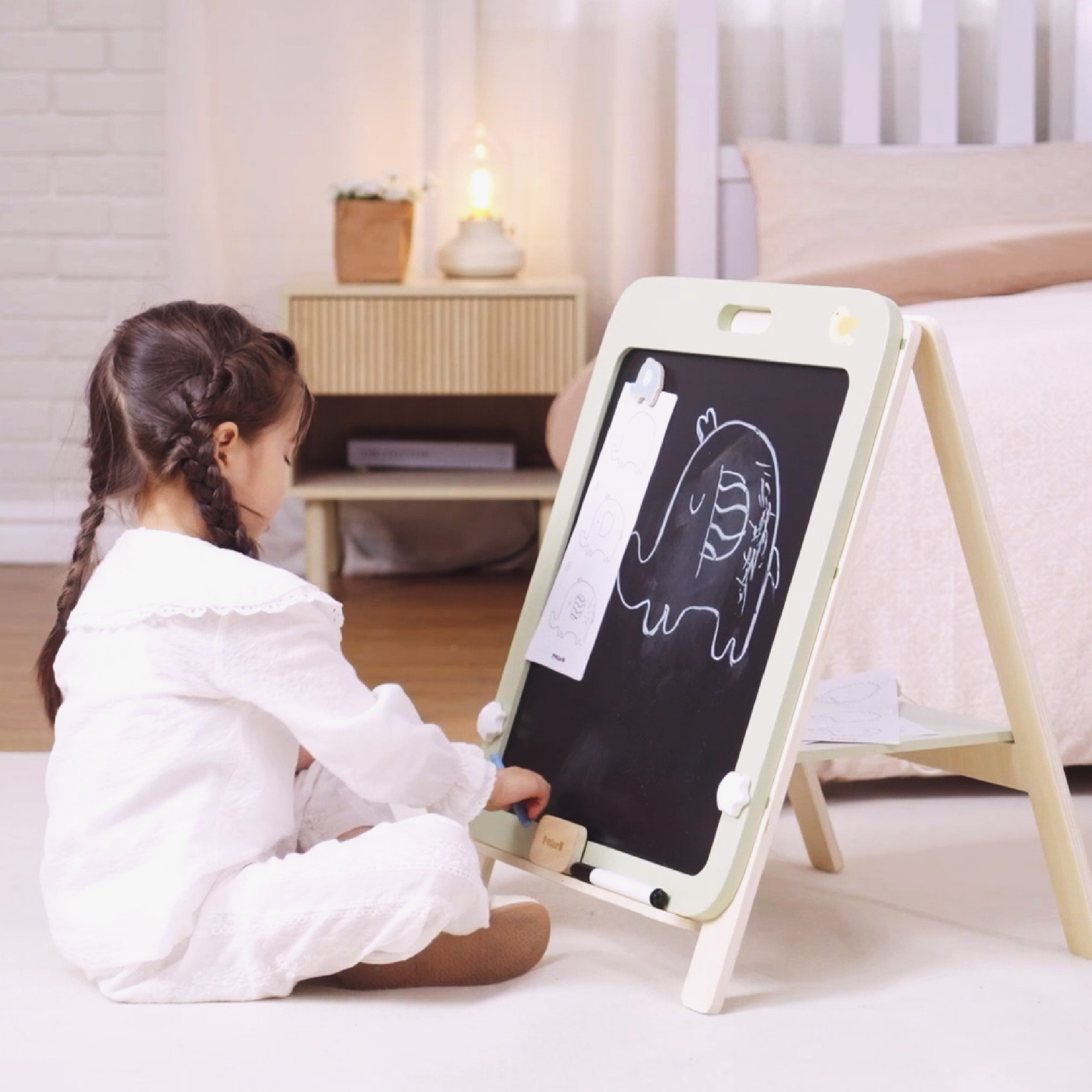 growing magnetilised dry-erase chalkboard – detailvaade
