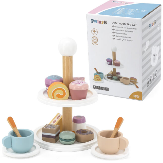 kook alus cupcakes cookies – VIGA PolarB puidust kook alus koos cupcakes, cookies ja kohv, komplekt 15