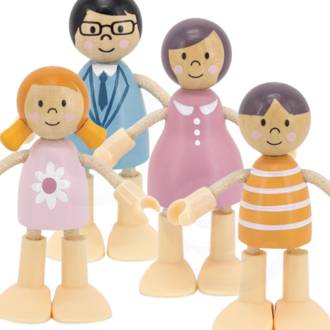 VIGA PolarB puidust nukupere figuuride komplekt