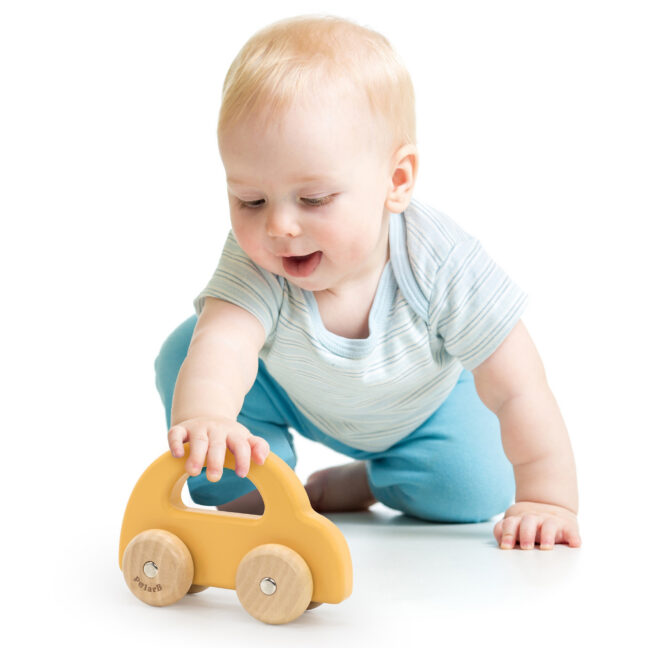 push auto yellow lastele – detailvaade