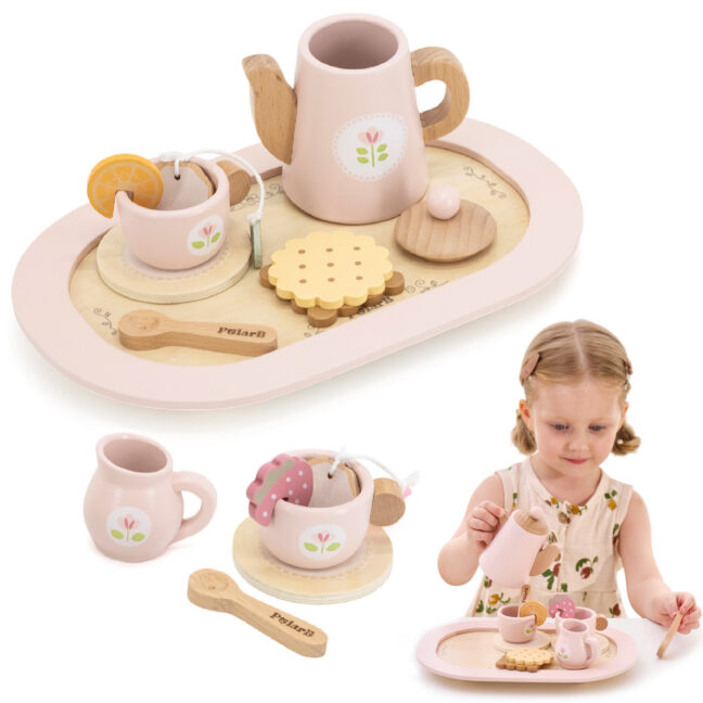 VIGA PolarB puidust teekomplekt Tea Fantasy