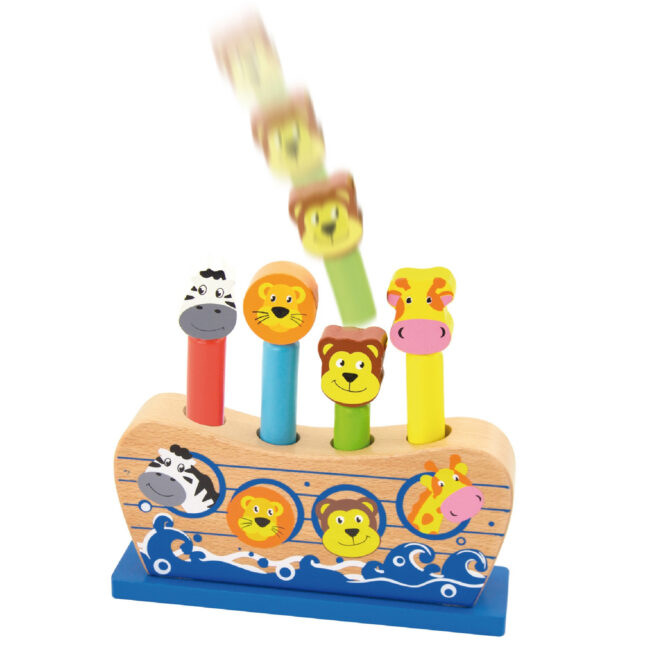 jumping loomad noas laev – VIGA puidust Jumping loomad Noa's laev