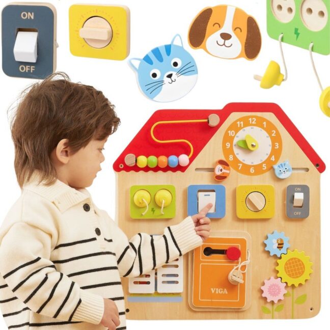 manipulative tahvel discovery õppimine – VIGA puidust Manipulative tahvel Discovery ja õppimine maja
