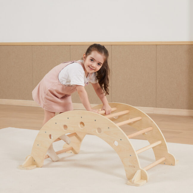 naturaalne rocker mäng lapsele – detailvaade