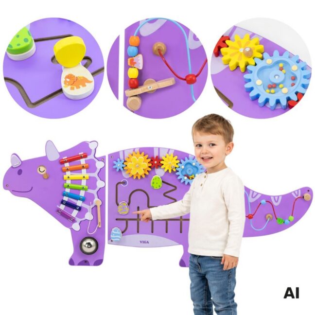 sensoorne-manipuleerimine tahvel edu triceratops – VIGA puidust sensoorne-manipuleerimine tahvel EDU Triceratops