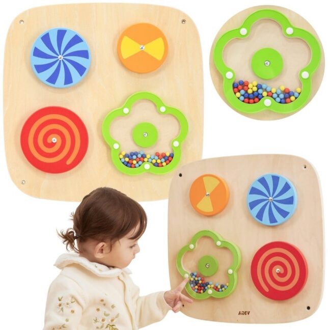 seinapaneel swirling patterns mäng – VIGA puidust seinapaneel - Swirling Patterns lastele – arendav mäng lapsele