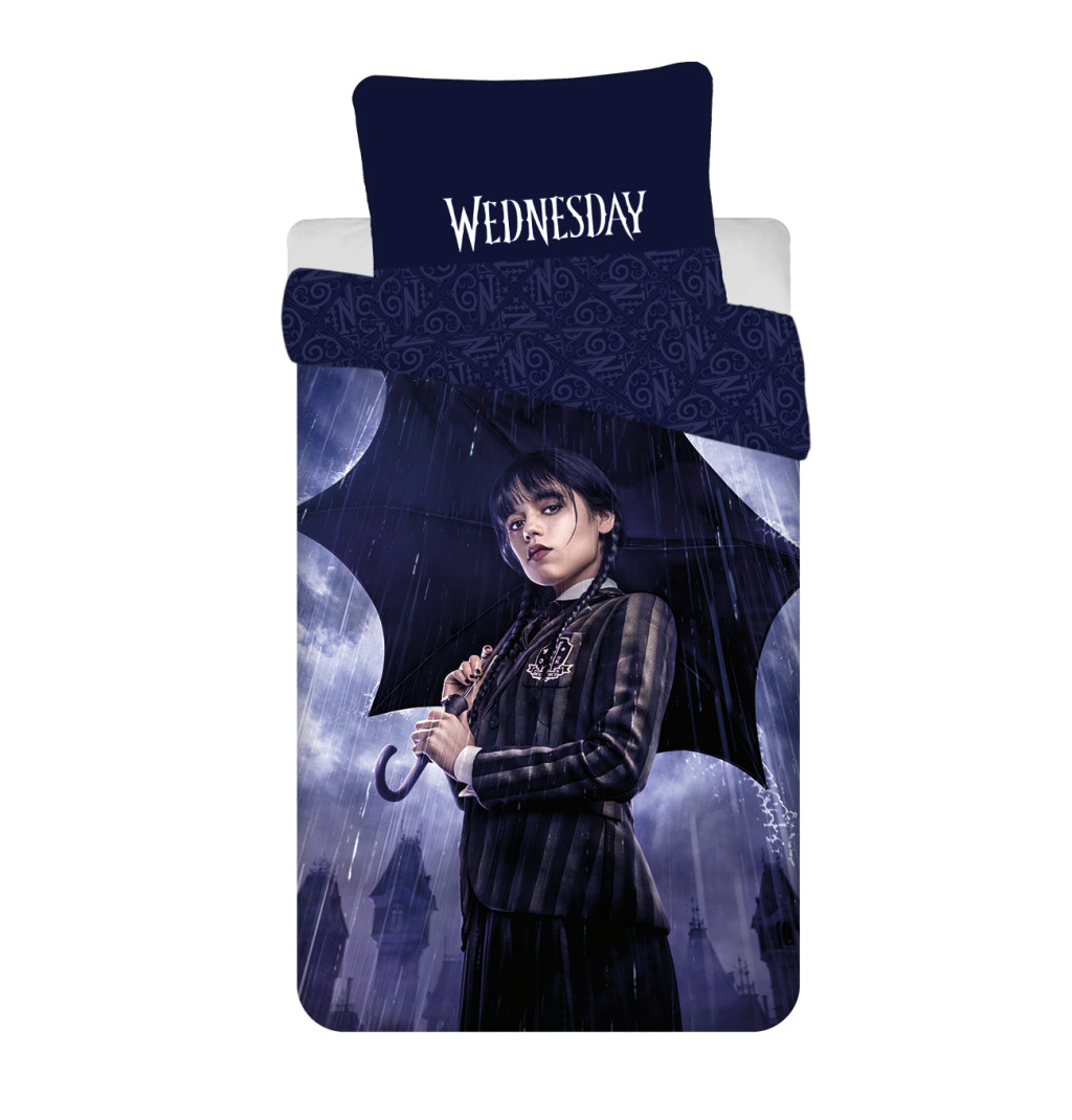 Wednesday Rain bedding cover 140x200cm, 70x90 cm – tootepilt