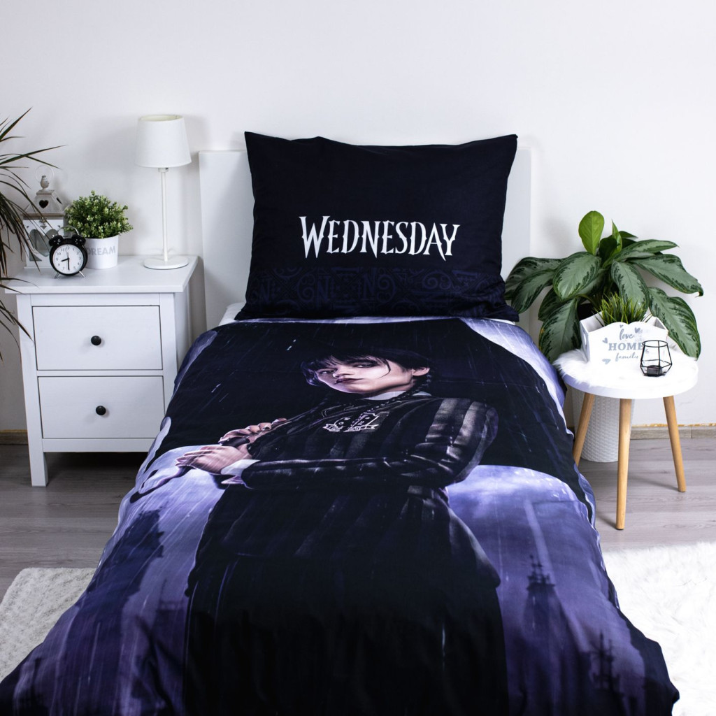 Wednesday Rain bedding cover 140x200cm, 70x90 cm – detailvaade 2