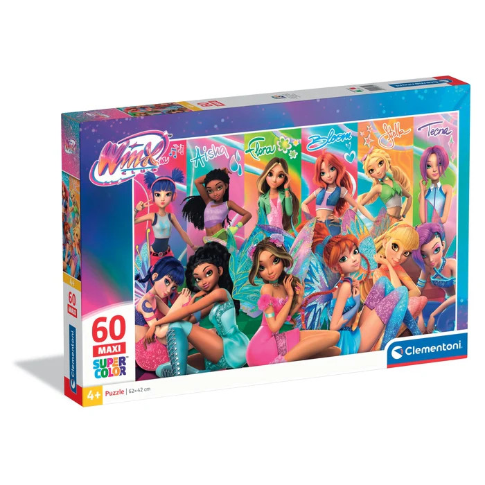 Winx Club Fairy Squad 60-osaline maxi pusle Clementoni – tootepilt