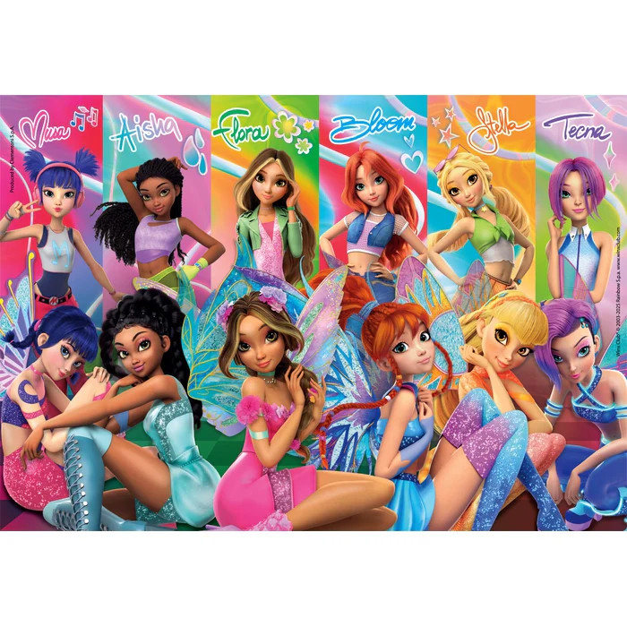 Winx Club Fairy Squad 60-osaline maxi pusle Clementoni – detailvaade 2