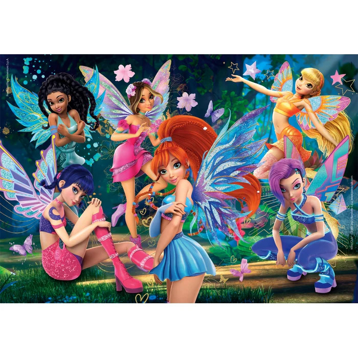 Winx Club Mystical 104-osaline Clementoni pusle – detailvaade 2