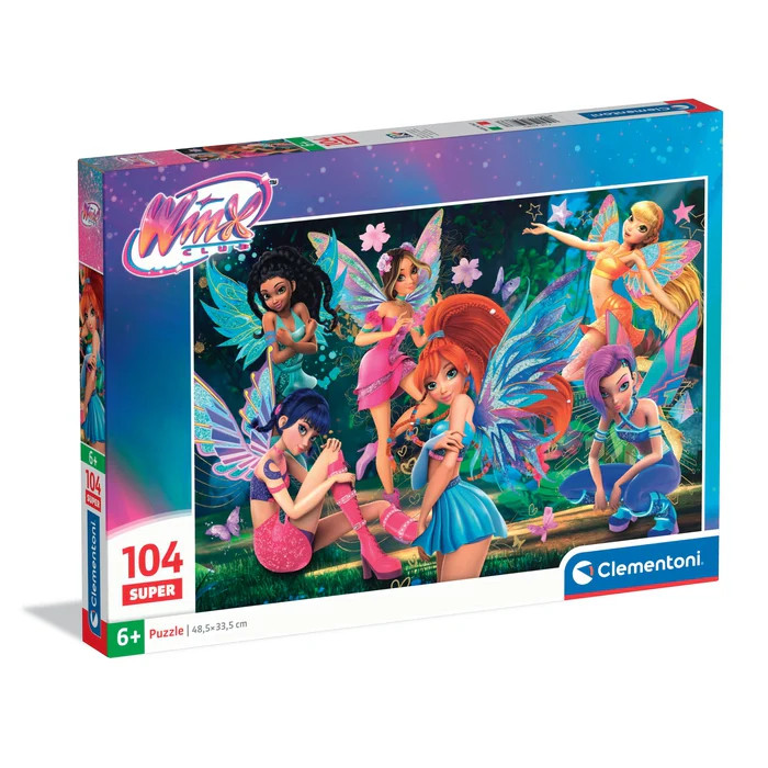 Winx Club Mystical 104-osaline Super pusle Clementoni – tootepilt