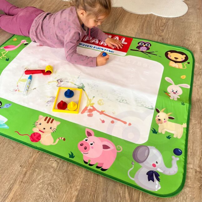 2-ühes vesi värvimise mat – detailvaade