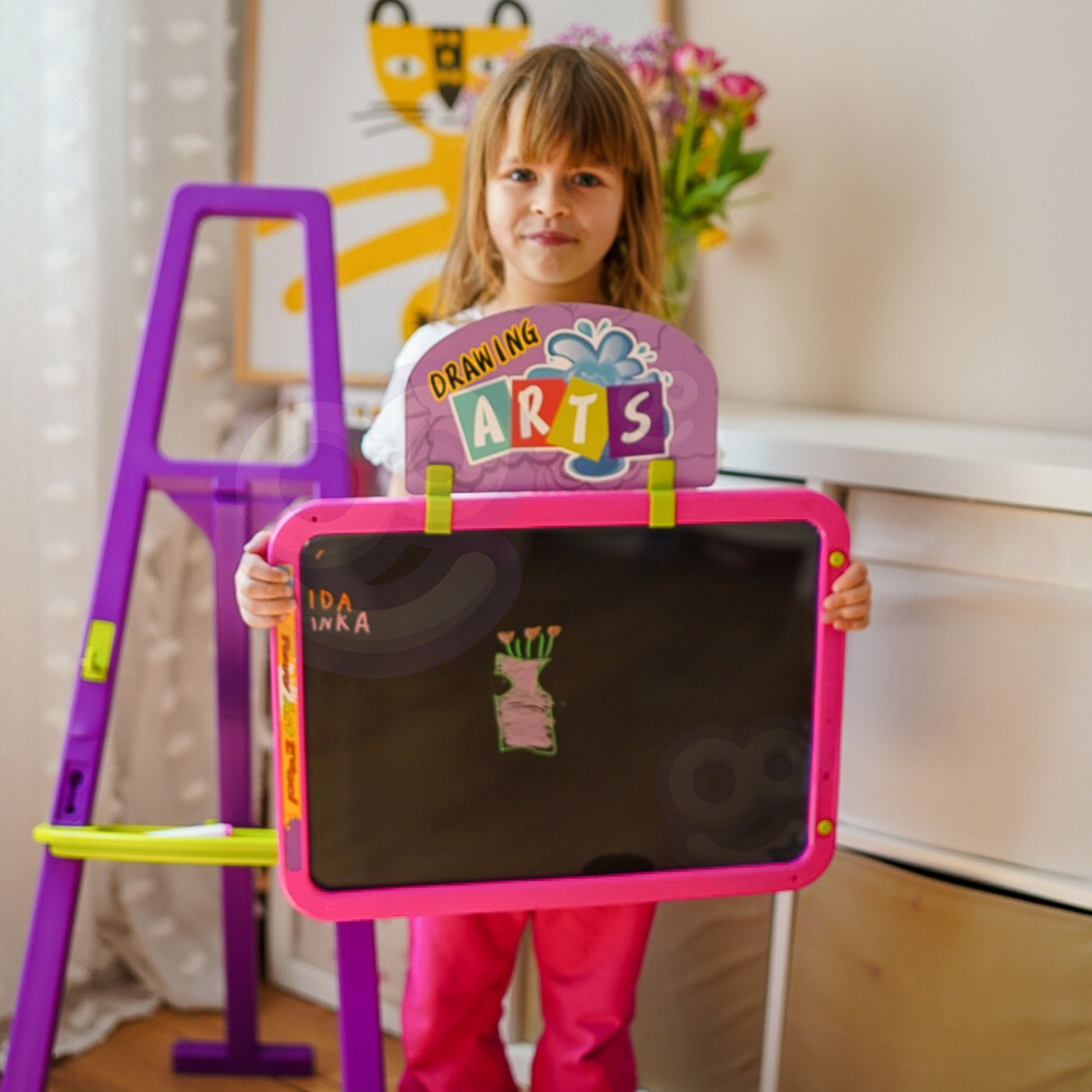 3-ühes magnetilised dry erase – detailvaade