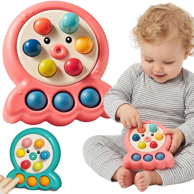 arkaad mäng stick 51572 – WOOPIE arkaad mäng Stick Mole String Octopus roosa 21 (51572)