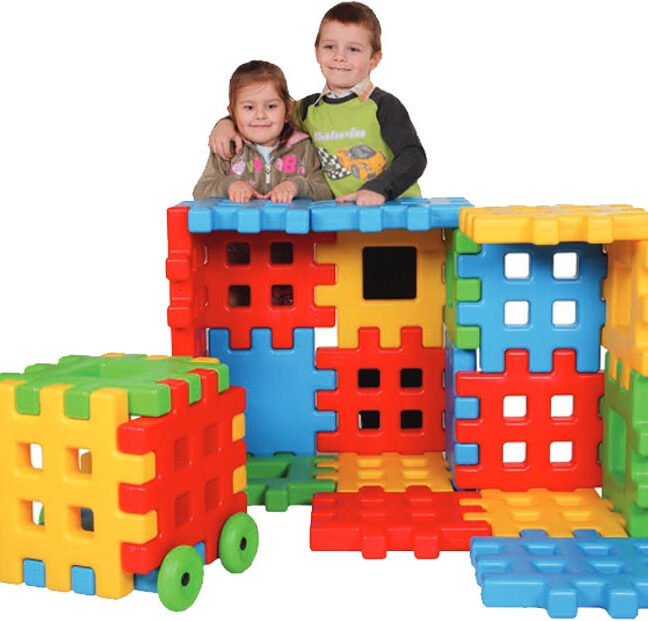 klotsid waffles fence maja – WOOPIE arendav klotsid Waffles Fence maja