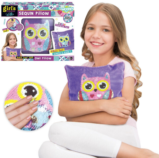artlõbu loov owl pillow – WOOPIE ART&lõbu loov komplekt Owl Pillow Decorating