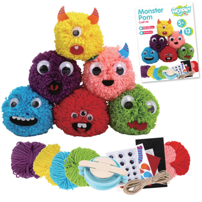 artlõbu monster pom loov – WOOPIE ART&lõbu Monster Pom loov komplekt